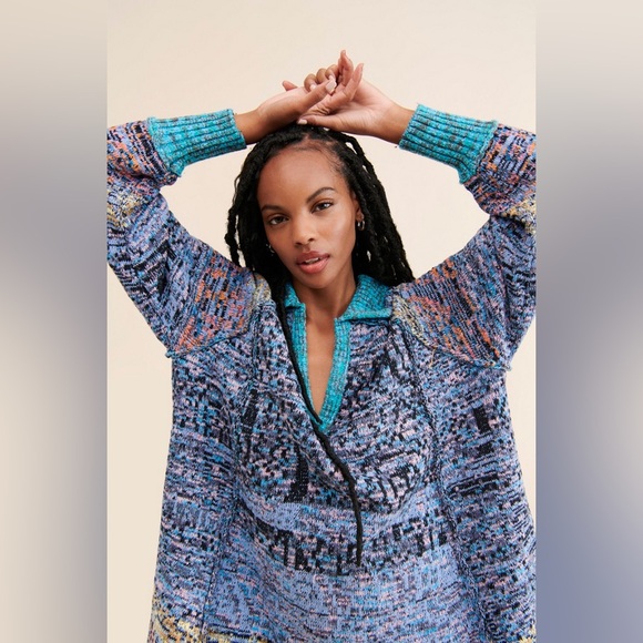 Free People Multicolor Knit Mini Dress - Picture 2 of 11